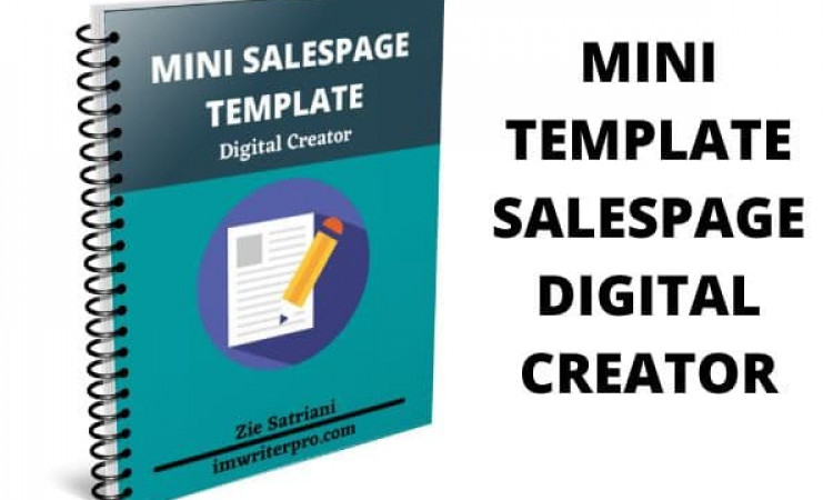 Mini Template Salespage Digital Creator